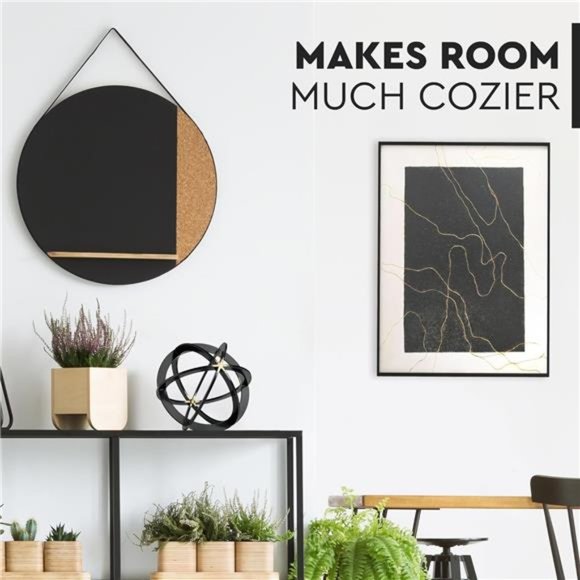 Decorative Sphere for Home Decor - Black & Gold, Hand Painted, Modern Decorative - Picture 6 of 6